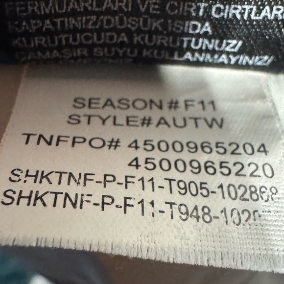 The North Face Blue and White Color-Blocked Jacket Youth Size Large 14/16 - Picture 10 of 11